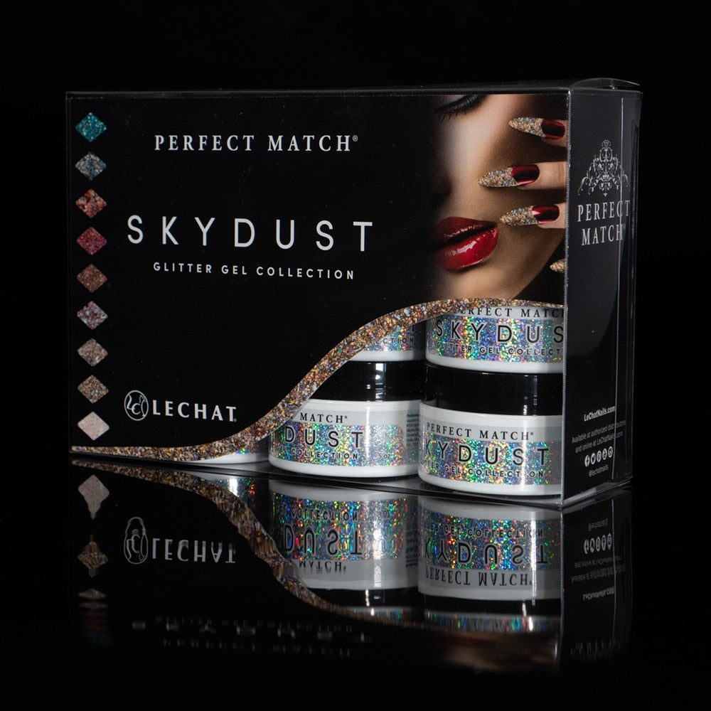 Perfect Match Glitter Gel Skydust Collection GGC-01-Beauty Zone Nail Supply