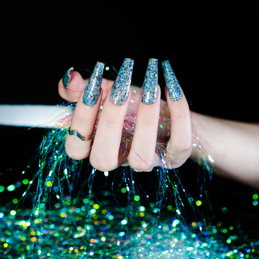 Perfect Match Glitter Gel Skydust Kinetic Blue GG02-Beauty Zone Nail Supply