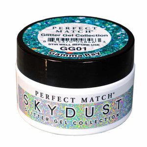 Perfect Match Glitter Gel Skydust Gamma Ray GG01-Beauty Zone Nail Supply