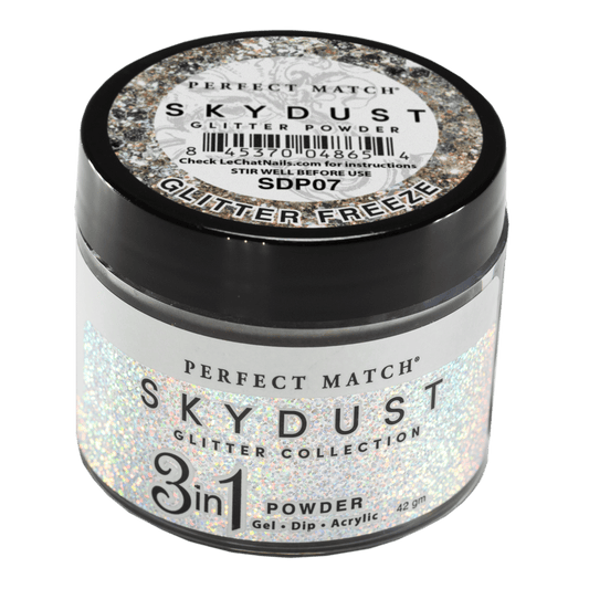 Perfect Match Glitter Powder Skydust Glitter Freez 42 gm #SDP07