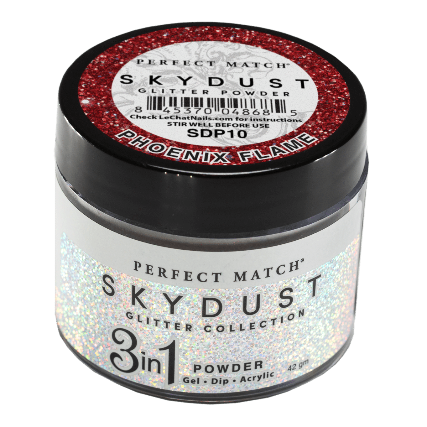Perfect Match Glitter Powder Skydust Phoenix Flame 42 gm #SDP10