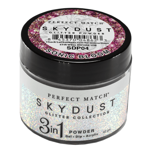 Perfect Match Glitter Powder Skydust Sonic Boom 42 gm #SDP04