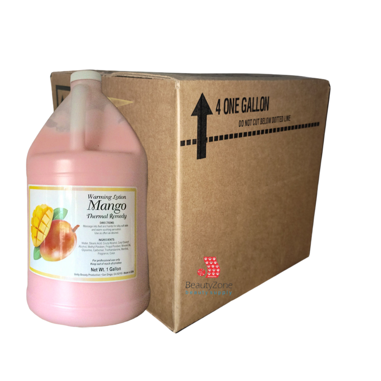 Unity Warming Lotion Mango Case 4 Gallon