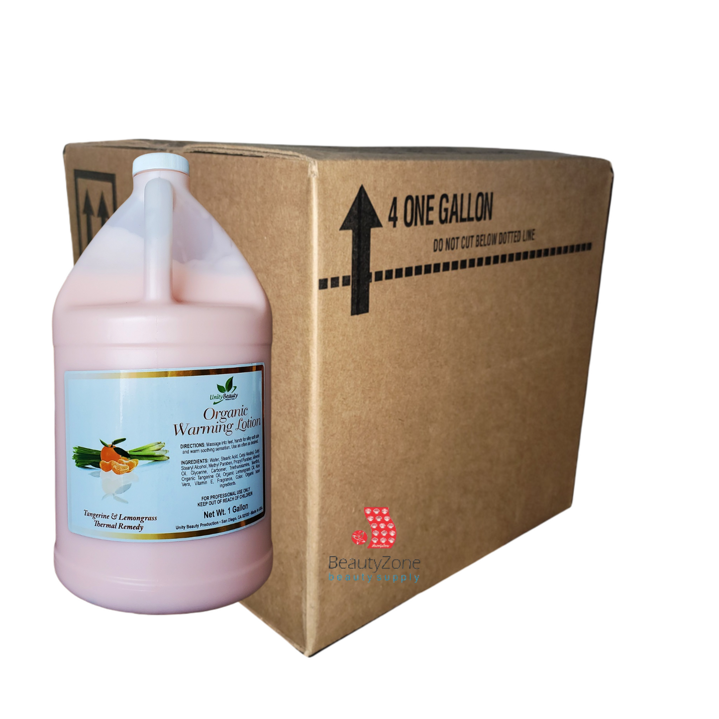 Unity Warming Lotion Tangerine (Case 4 Gallon)