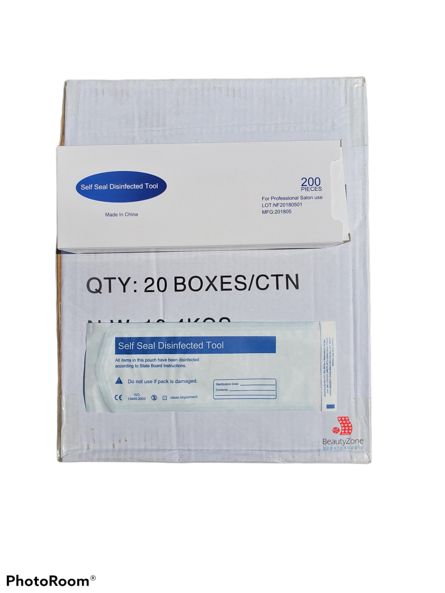 Self Seal Disinfected Pouch Tool (Case 20 Pack)