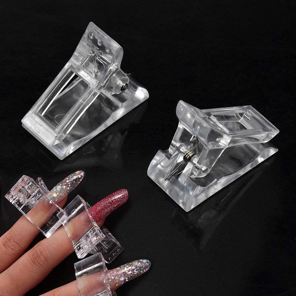 Poly Gel Quick Building Nail Tips 5 Gel X Clips Assorted color