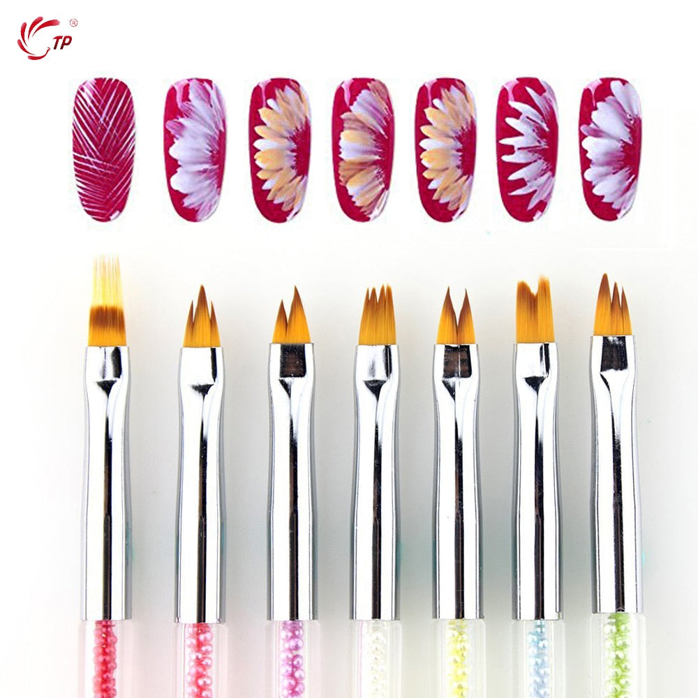 TP 7pcs/set Dual Head Nail Art Painting-Beauty Zone Nail Supply