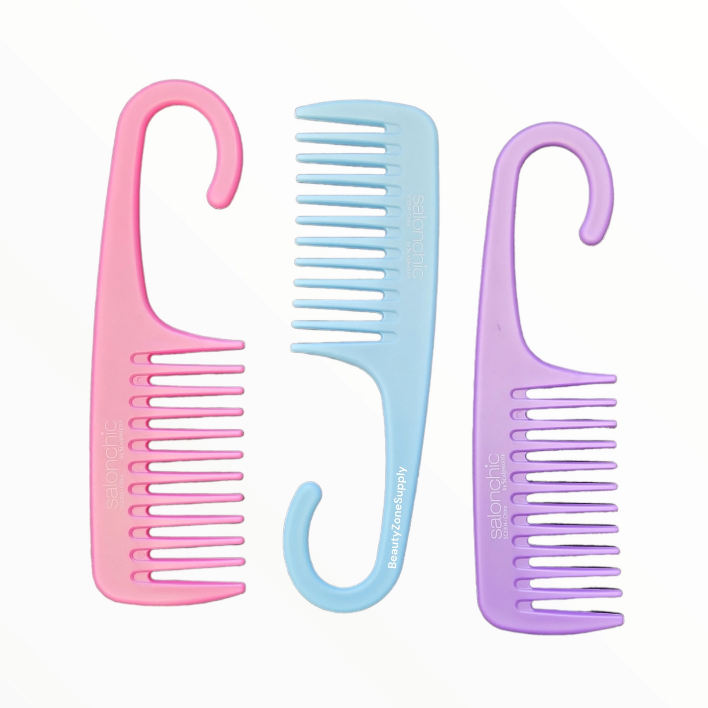 Salon Chic Shower Combs Assort Color Each SC2304