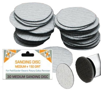 Sanding Disc Coarse for Callus Remover Zebra Medium 150 grit - pack of 30pcs