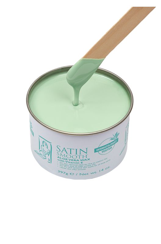 Satin Smooth Soft Wax Aloe Vera Wax 14 oz #814121