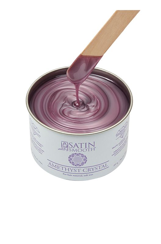 Satin Smooth Soft Wax Amethyst Crystal Wax 14 oz #814119