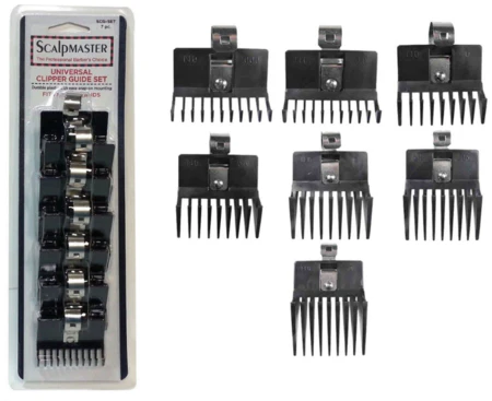 Scalpmaster Universal Clipper Guide Set 7 pc. SCG-SET