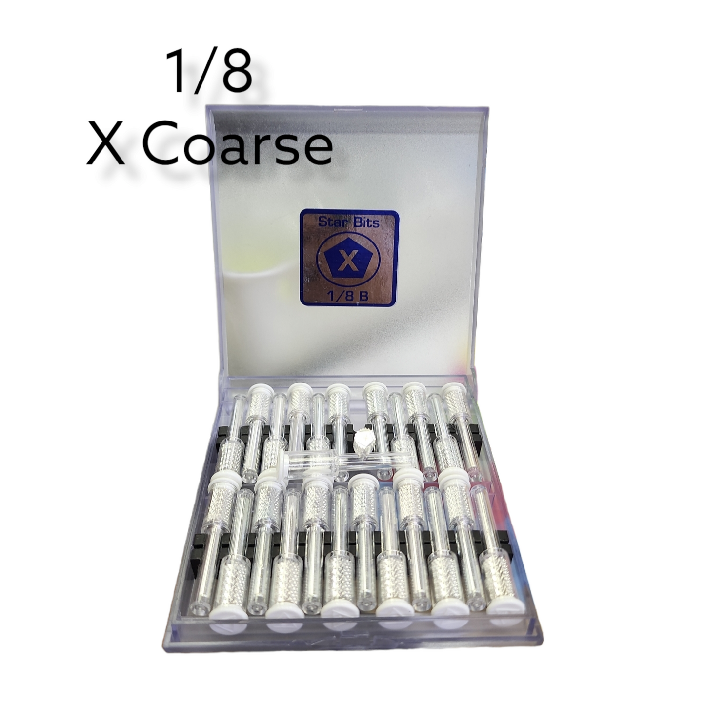 Star Bits Large Barrel Carbide Bit - X Coarse 1/8" Silver