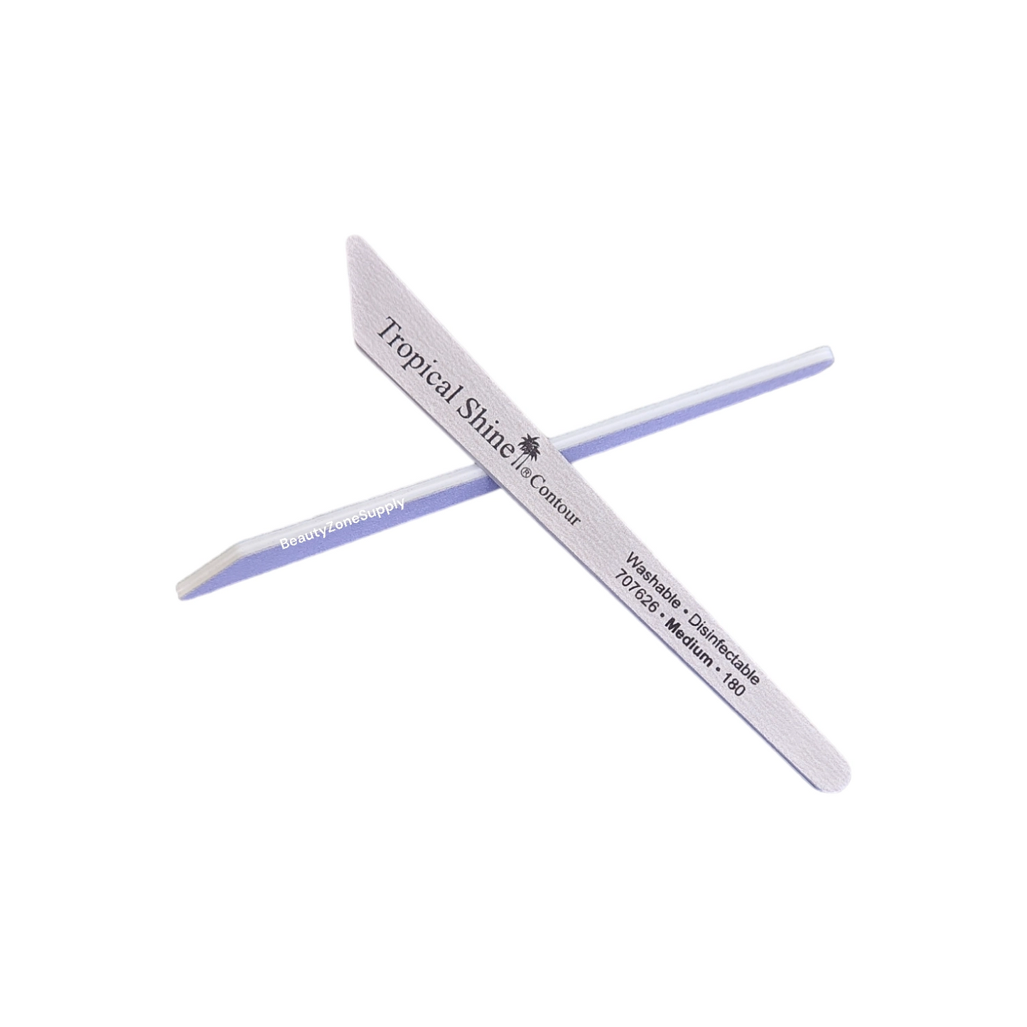 Tropical Shine Nail File Long Lasting Zebra Contour File 180 707626