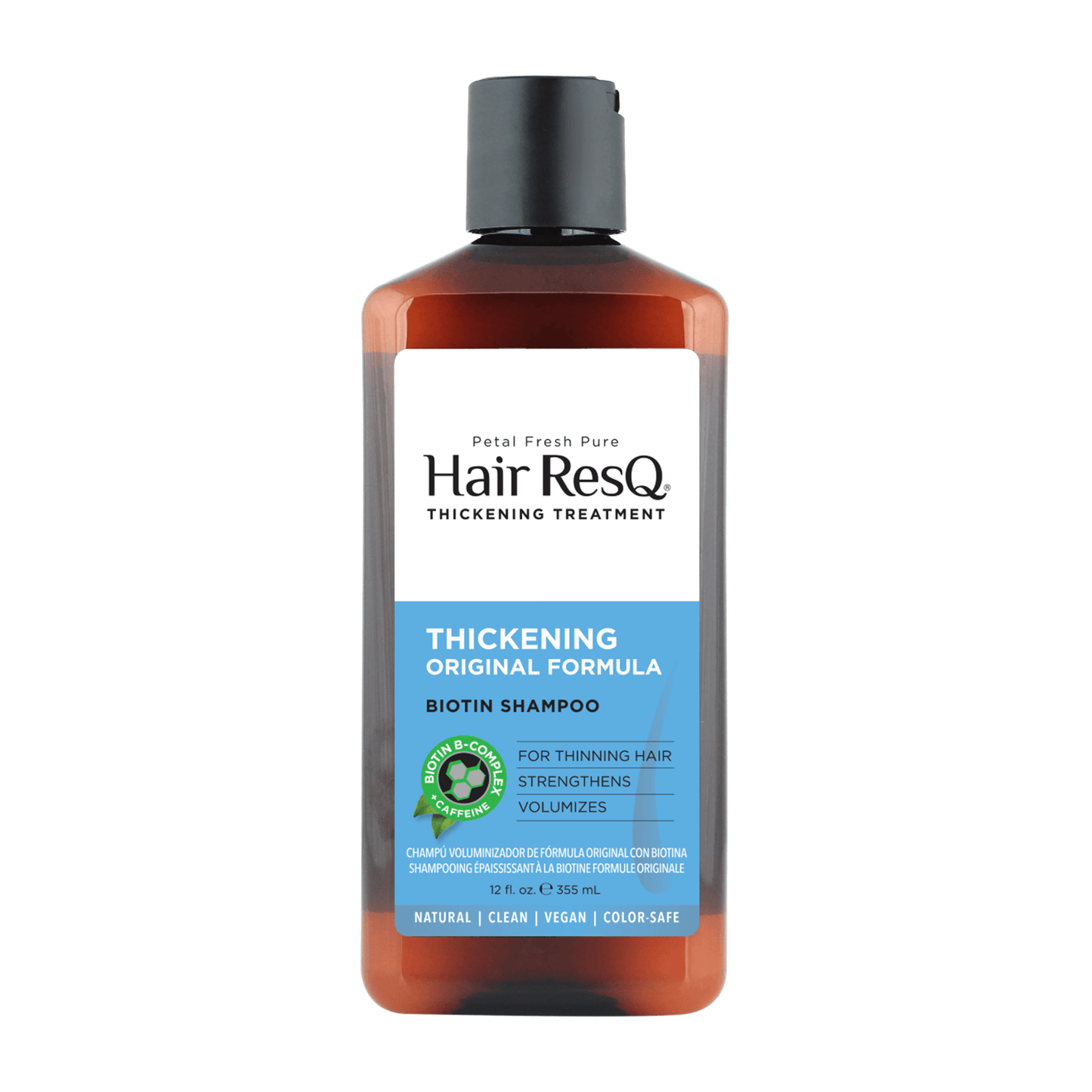 Petal Fresh Pure Hair Rescue Thickening Shampoo Normal Hair 12oz #PF41101