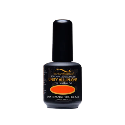 Bio Seaweed Unity All In One Gel Polish 132 ORANGE YOU GLAD