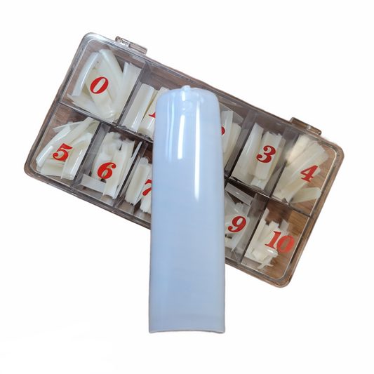 USN Straight Natural Nail Tips - Full Box 540 pcs