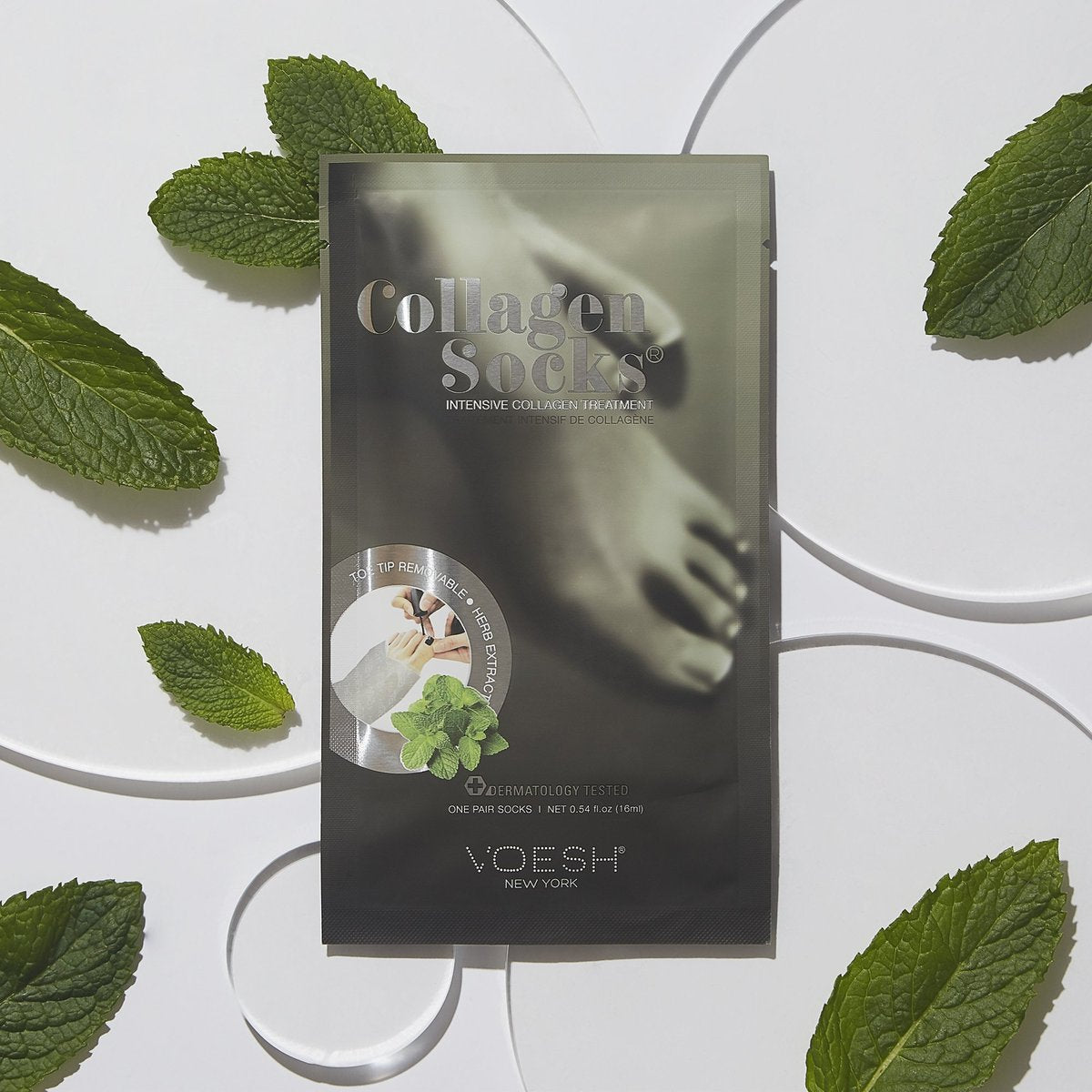Voesh Socks Collagen With Peppermint Vegan Box 100 Pair VFM212PEP