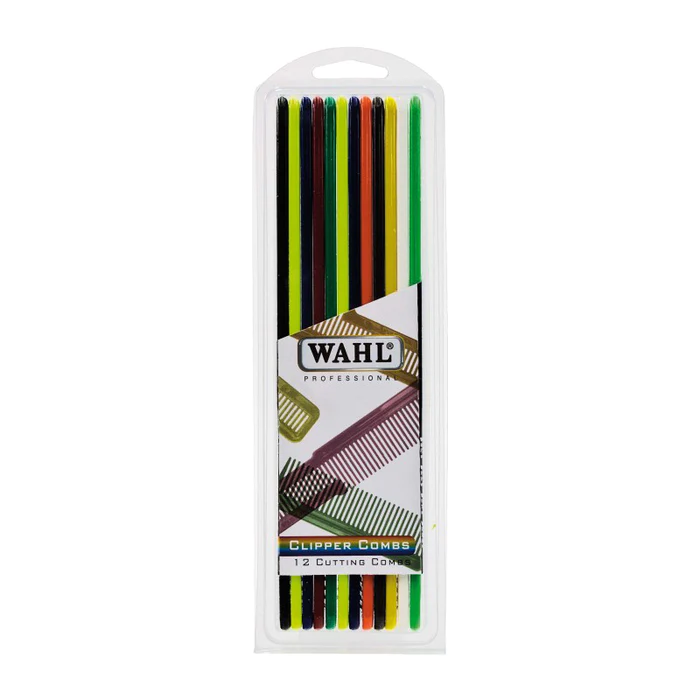 Wahl Professional Styling Combs in Assorted Colors 12 Pcs 3206-200