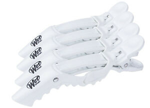 Wet Brush Pro DOUBLE HINGE STYLING CLIPS - Snow White
