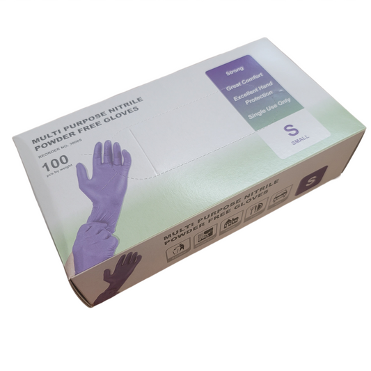 Advance Multi Purpose Nitrile Powder Free Gloves Box Small