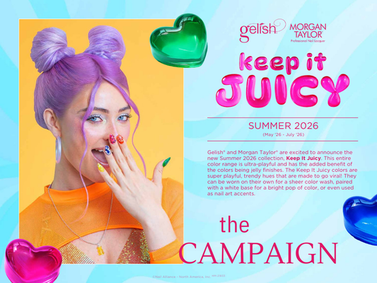 Gelish & Morgan Taylor’s Keep It Juicy Summer 2026 Collection