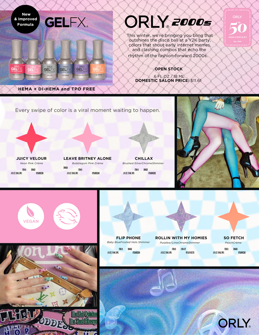 ORLY Winter 2025 – The 2000s Collection