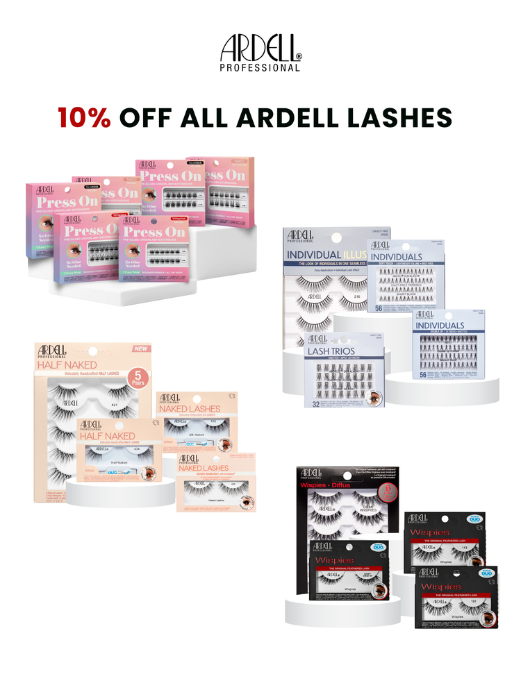 10% OFF ALL ARDELL LASHES
