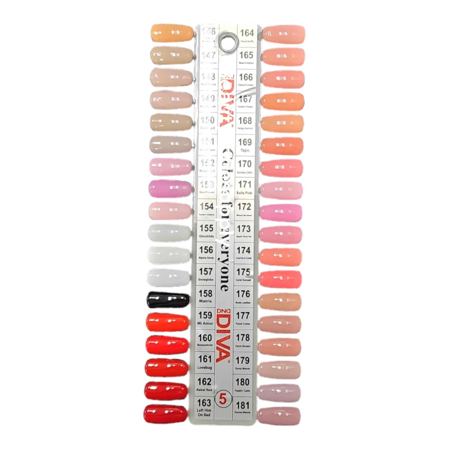 Diva Duo Gel Nail Polish & Nail Lacquer Color Chart #5