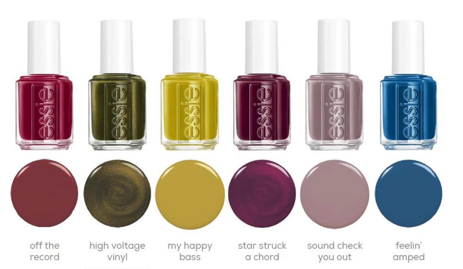 Essie Nail Polish High Voltage Vinyl Collection