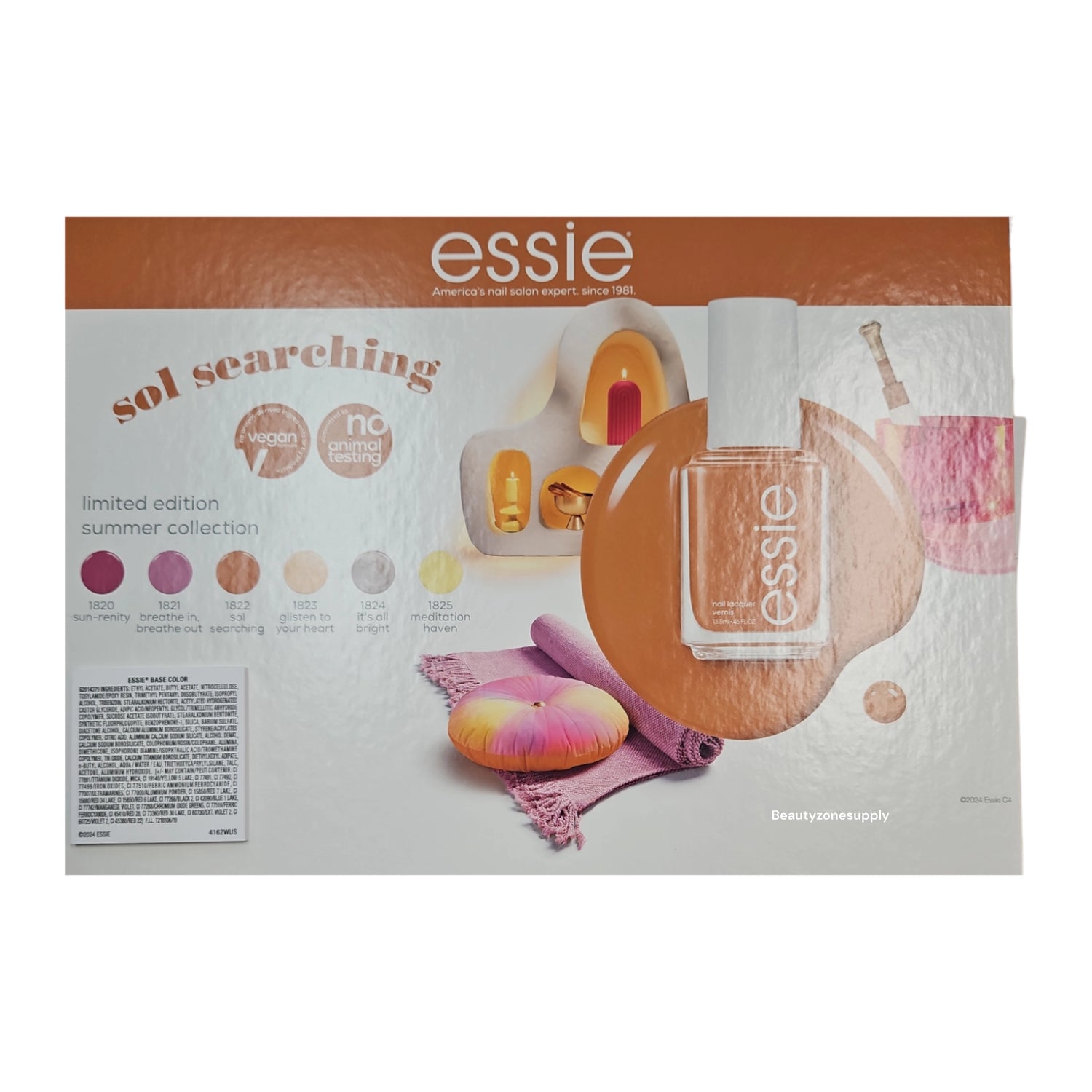 Essie Nail Lacquer Trend Riser Card Summer 2024