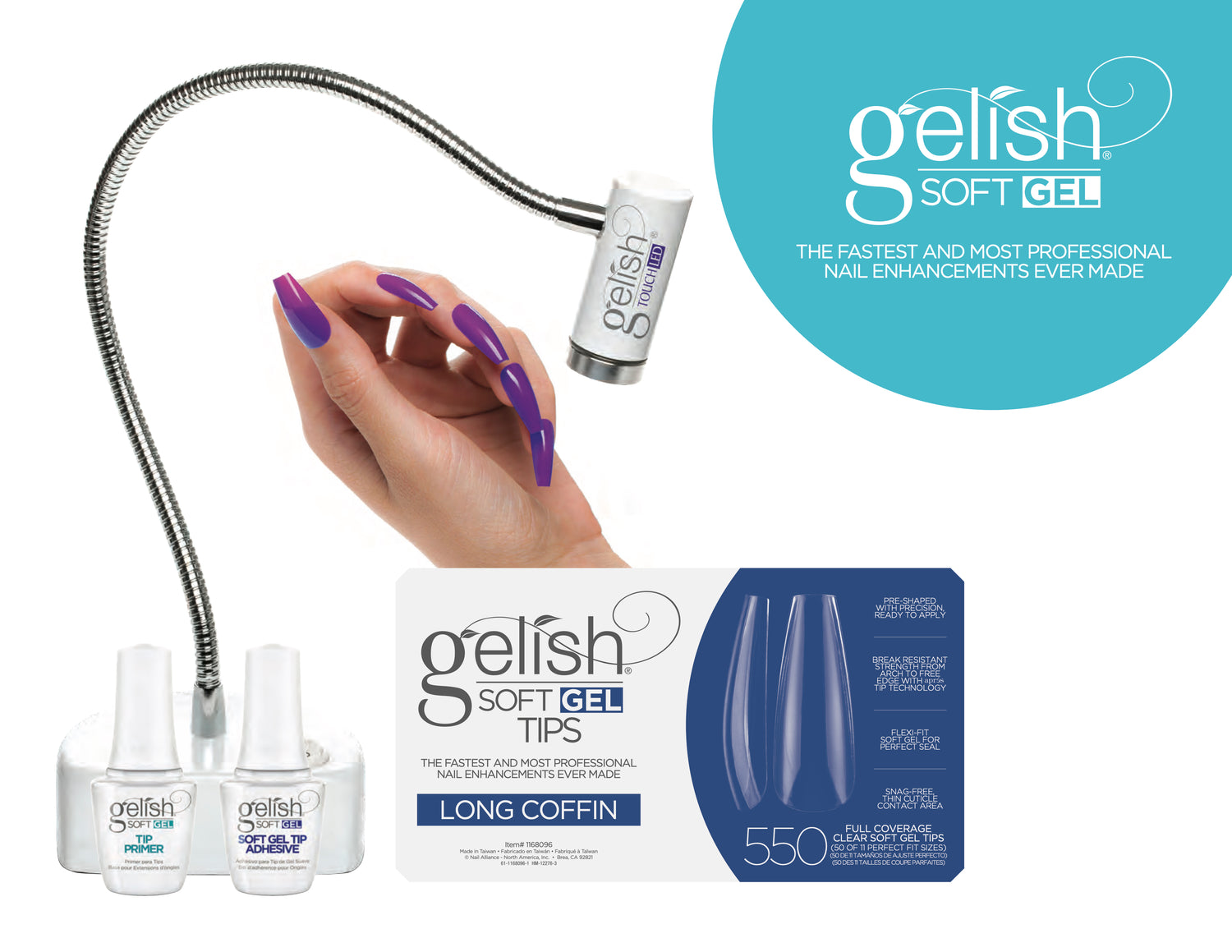 Gelish Soft Gel Tips