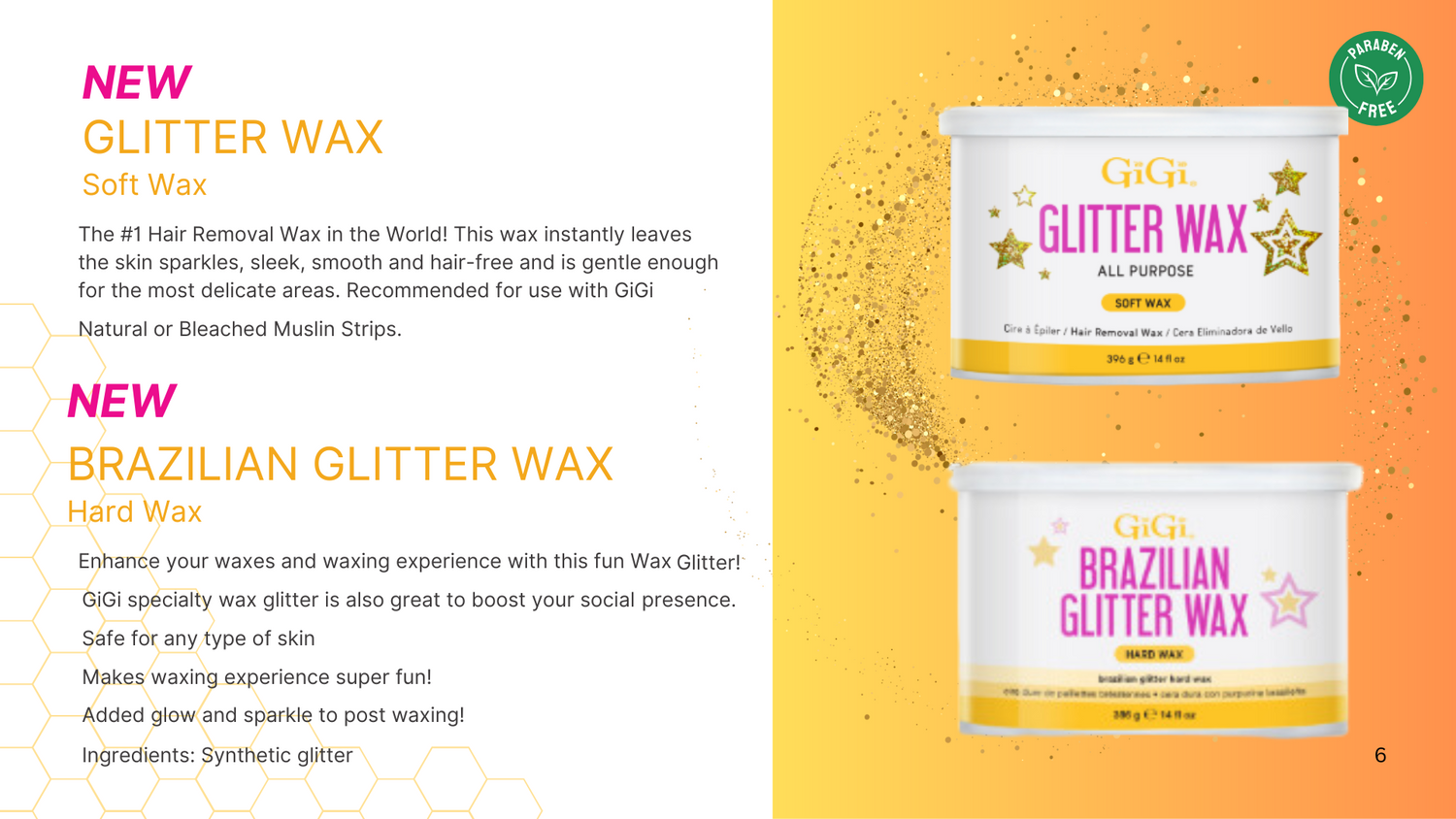 GiGi Glitter Hard & Soft Wax – Sparkle While You Smooth