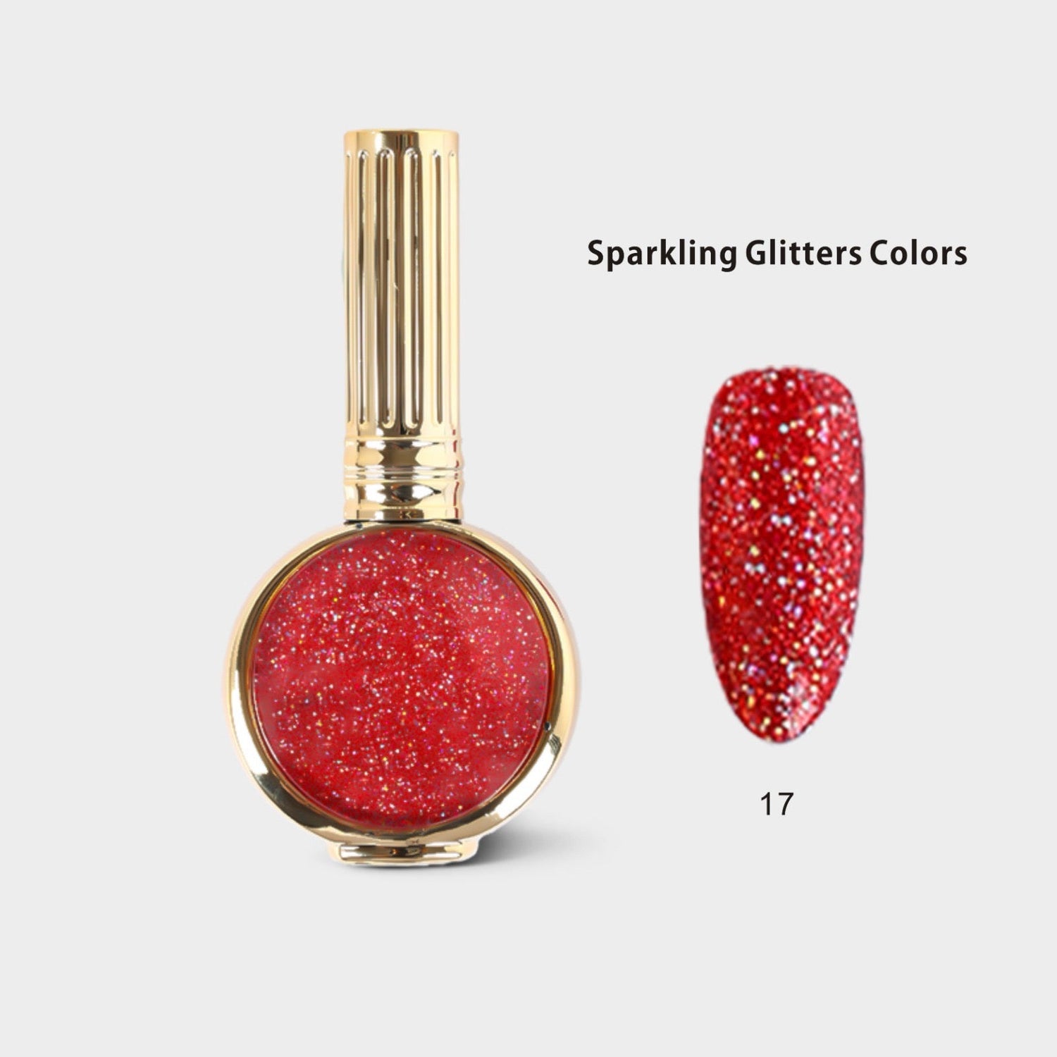 Hang Pure Soak of Gel Sparkling Glitters Collection 18 Colors