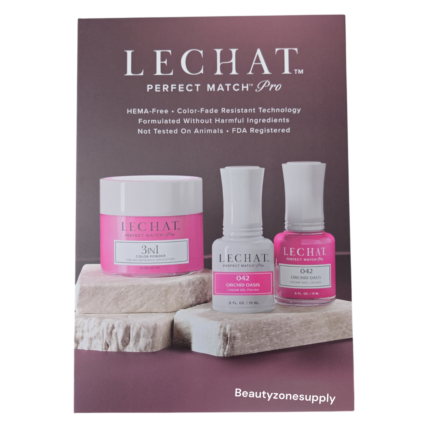 LeChat Perfect Match Pro HEMA FREE Gel Lacquer Dip Powder