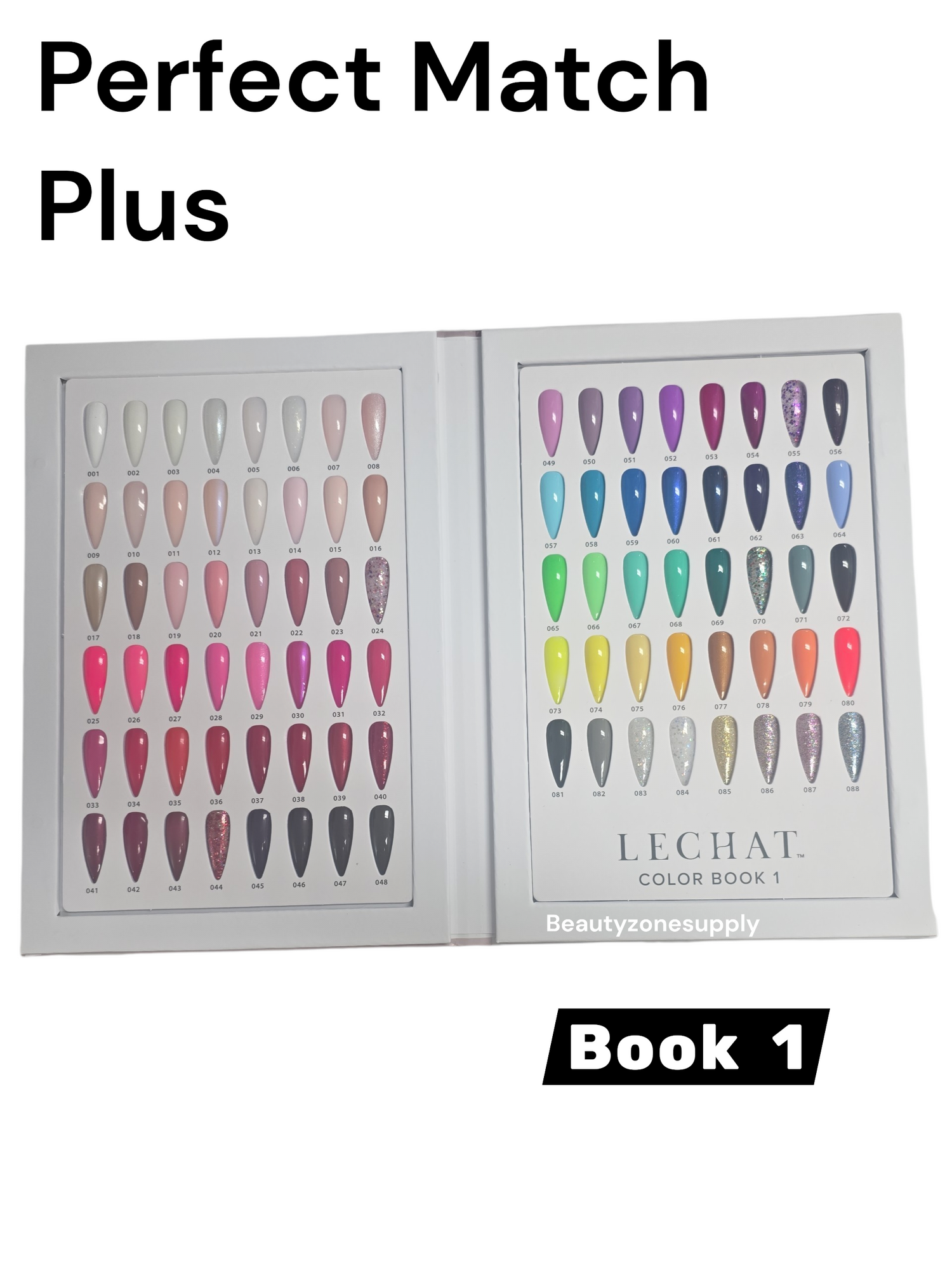 Lechat Perfect Match Plus TPO HEMA Free Gel & Lacquer Color Book 1