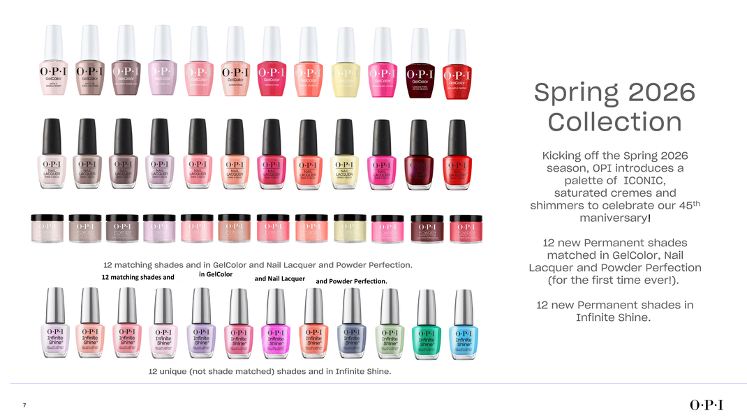 Spring Collection Names OPI The New OPIcons Spring 2026 Collection – Beauty Zone Nail Supply