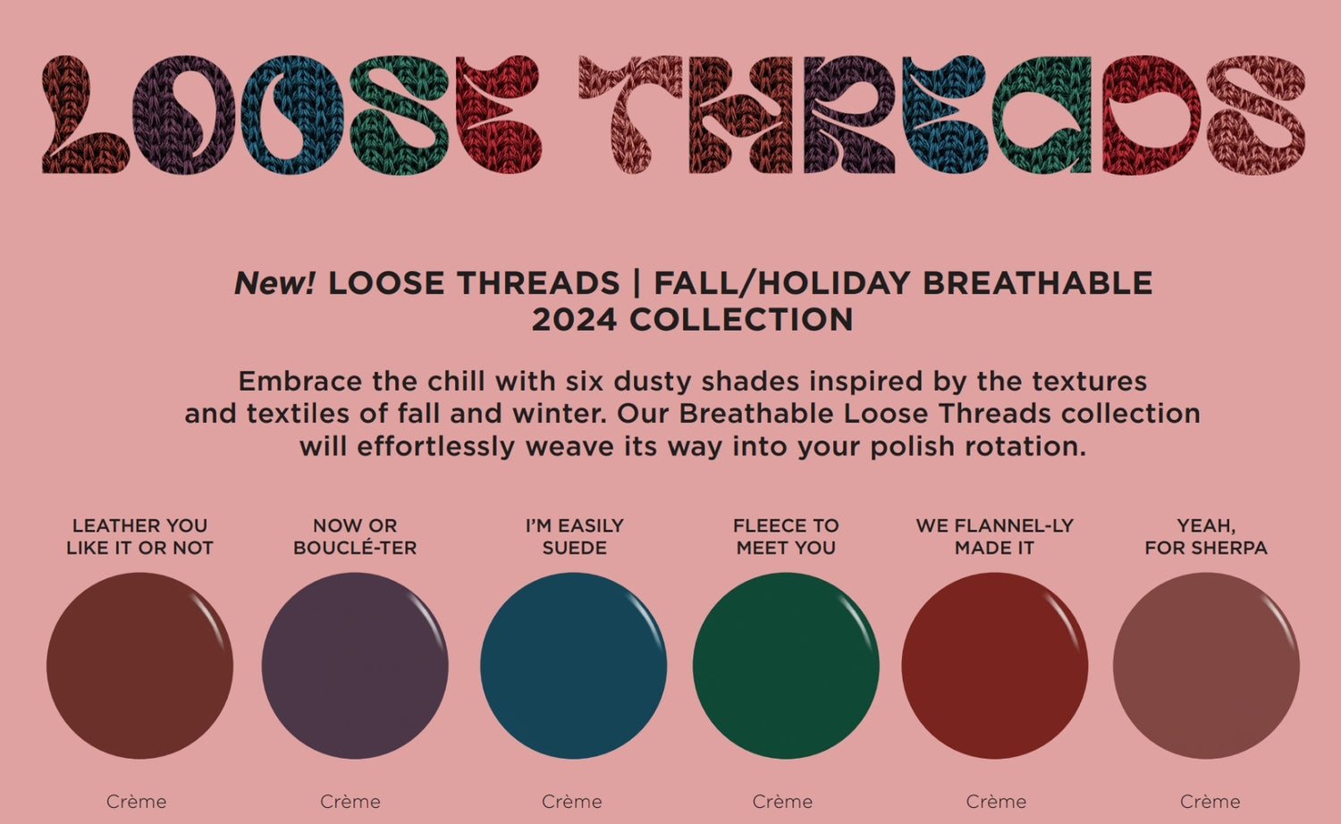 Orly nail lacquer Breathable LOOSE THREADS FALL_HOLIDAY 2024