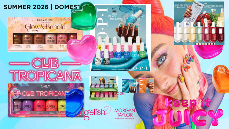 Summer 2026 Opi Essie Orly Gelish Morgan Taylor