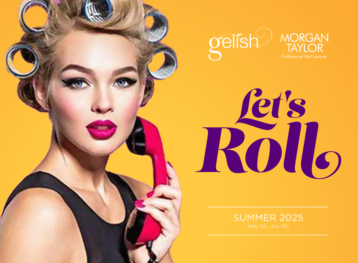 Gelish and Morgan Taylor Let's Roll Summer 2025 Collection