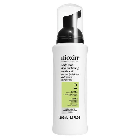 Nioxin Pro Clinical System 2 Scalp Treatment - Scalp and Hair Care 200 mL | 6.7 FL OZ