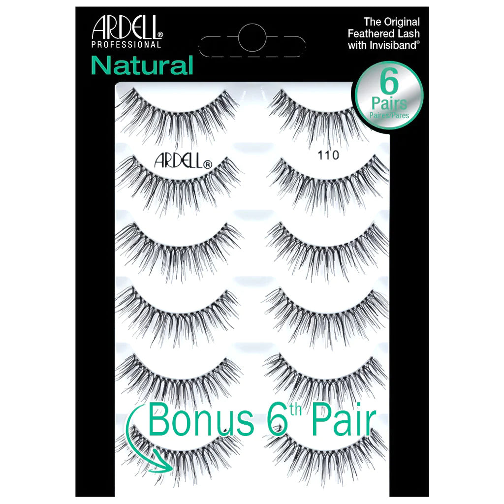 Ardell Eyelashes 5 Pack #110 Lashes Black 68981