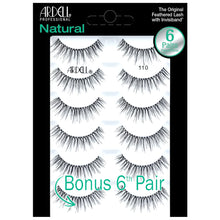 Load image into Gallery viewer, Ardell Eyelashes 5 Pack #110 Lashes Black 68981