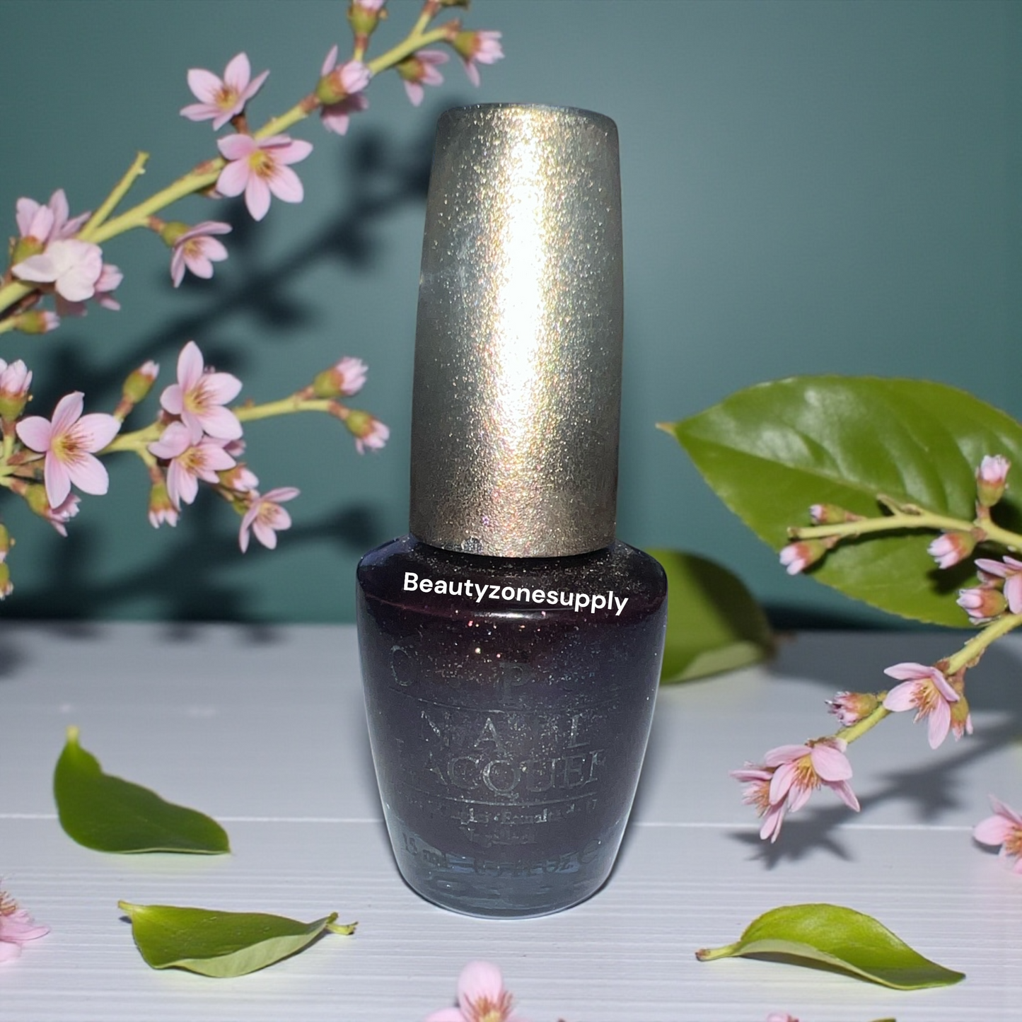 OPI Nail Polish Designer Series MYSTERY DS 037 Holographic Dark Vampire Purple