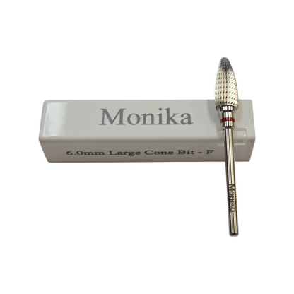 Monika Carbide Bits 6 MM Large Cone Bit Silver