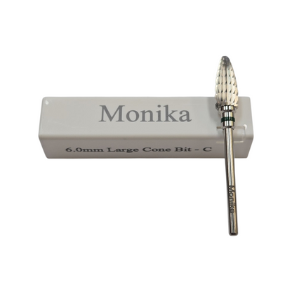 Monika Carbide Bits 6 MM Large Cone Bit Silver