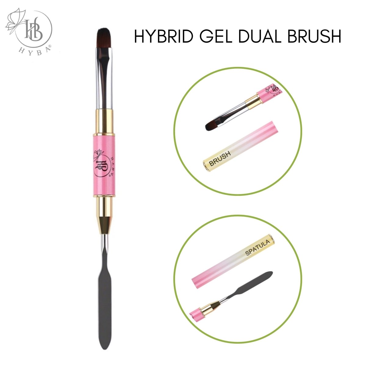 Hyba HYBRID DUAL Brush + Spatula #15