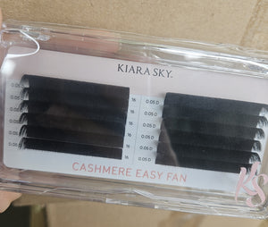 Kiara Sky Lash Extensions Cashmere Easy Fan - 0.05 - D - 16mm CED516