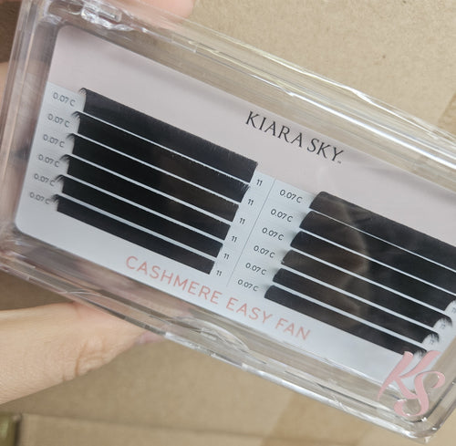 Kiara Sky Lash Extensions Cashmere Easy Fan - 0.07 - C - 11mm CEC711