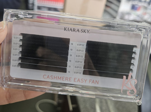 Kiara Sky Lash Extensions Cashmere Easy Fan - 0.07 - CC - 13mm CECC713